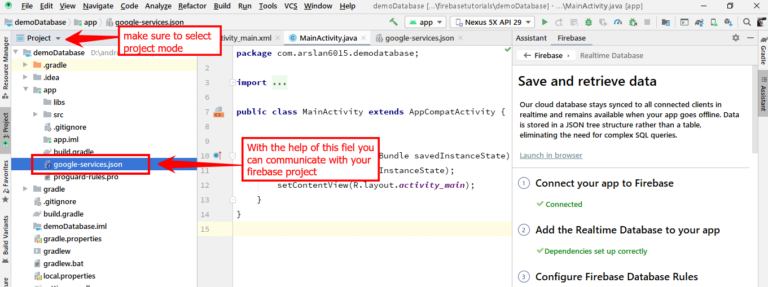 How To Create Firebase Realtime Database Tutorial Firebase Tutorials