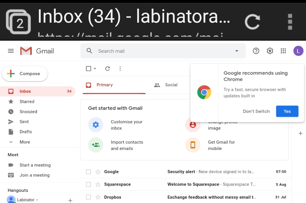 how to uninstall inbox app for gmail